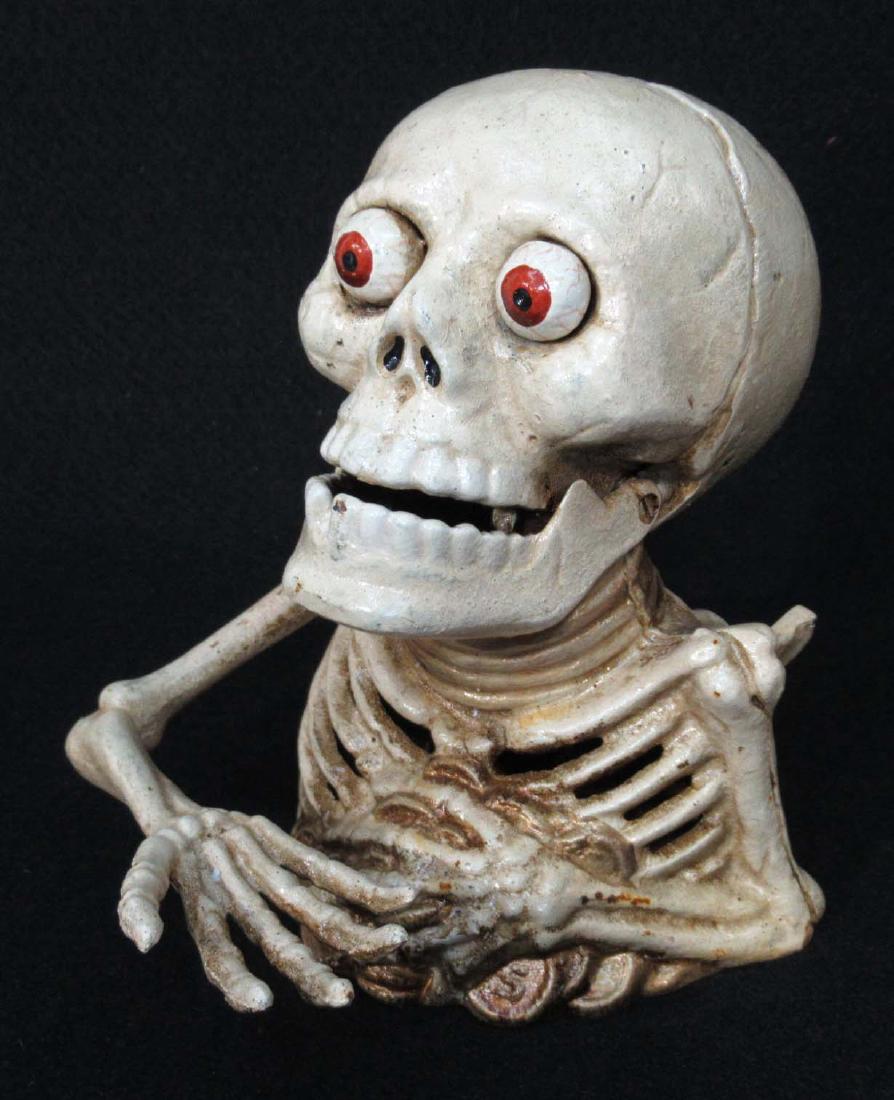 Modern C.I. Skeleton Mechanical Bank (1 of 2)