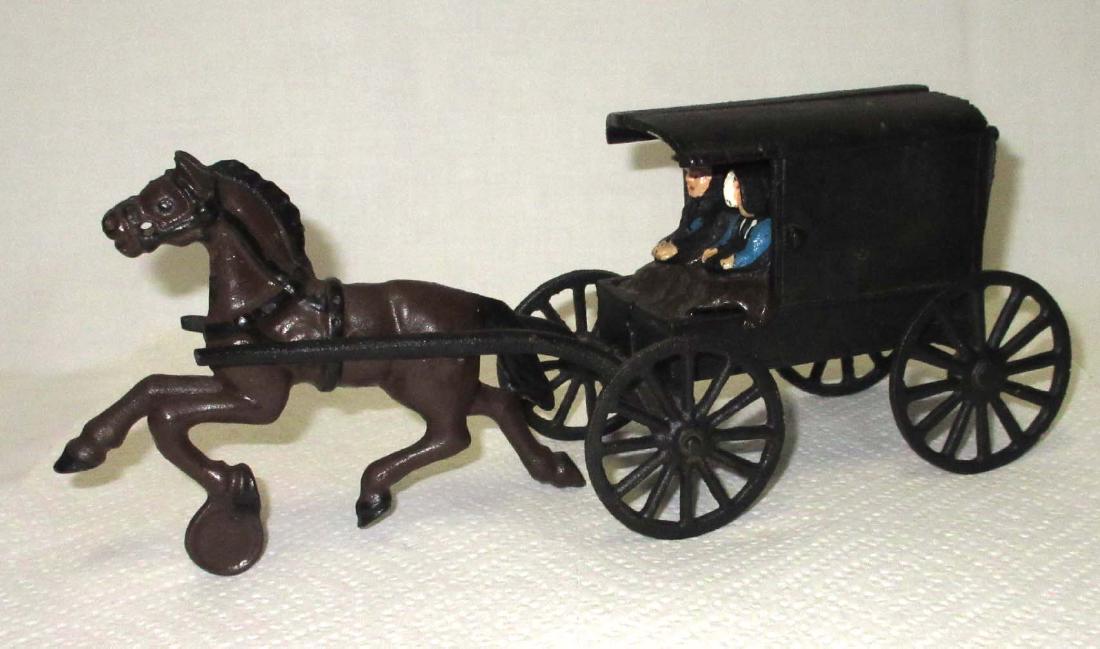 C.I. Horse Drawn Amish Buggy Toy (1 of 3)