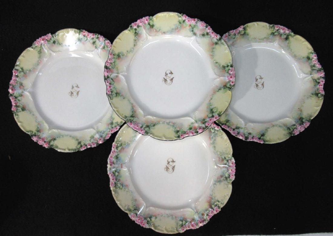 4 H.P. Limoges Plates (1 of 4)