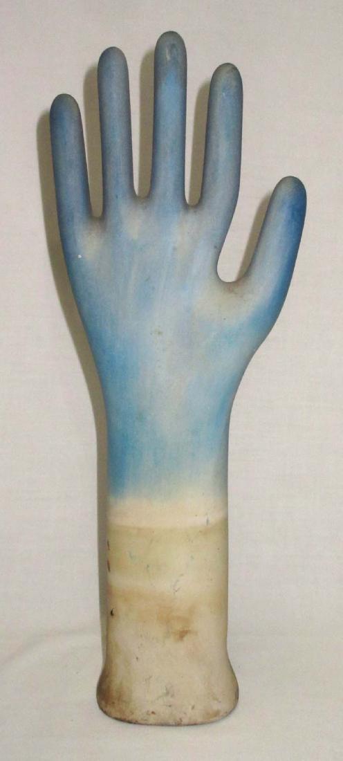 Porcelain Hand Glove Mold: 14"T x 5"W
