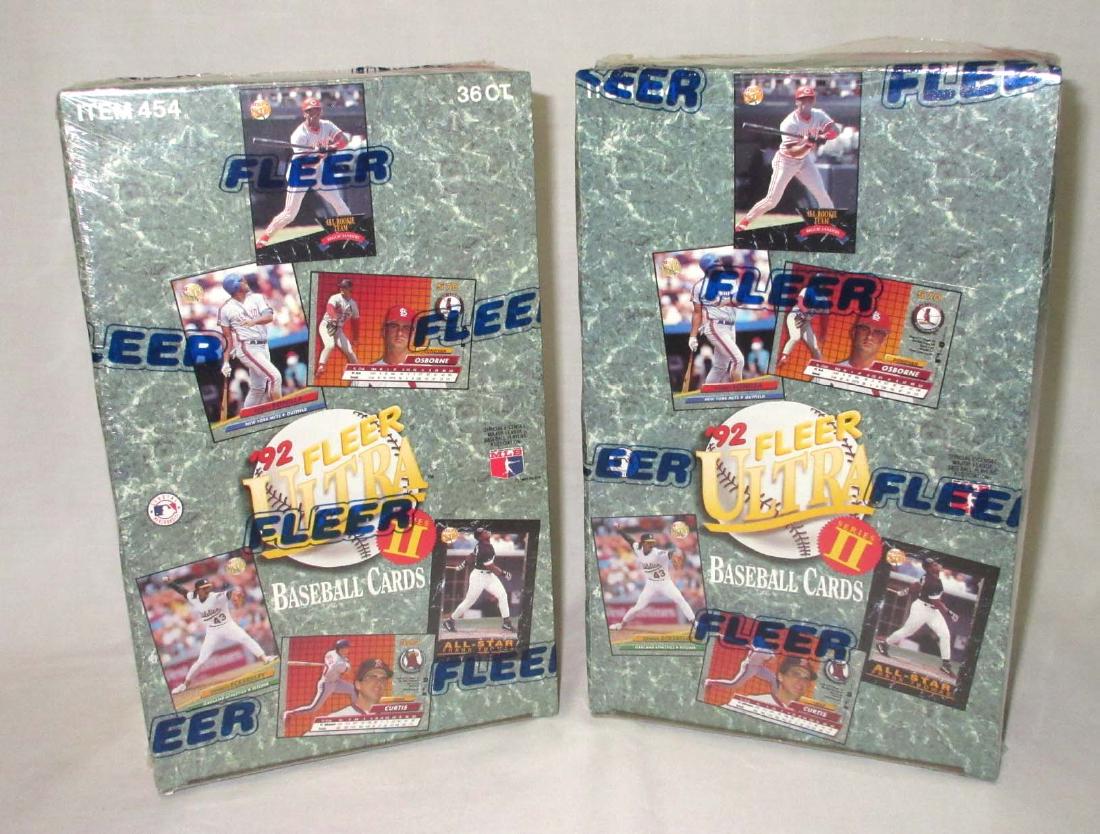 2 Factory Sealed Boxes 1992 Fleer Baseball Cards (1 of 1)