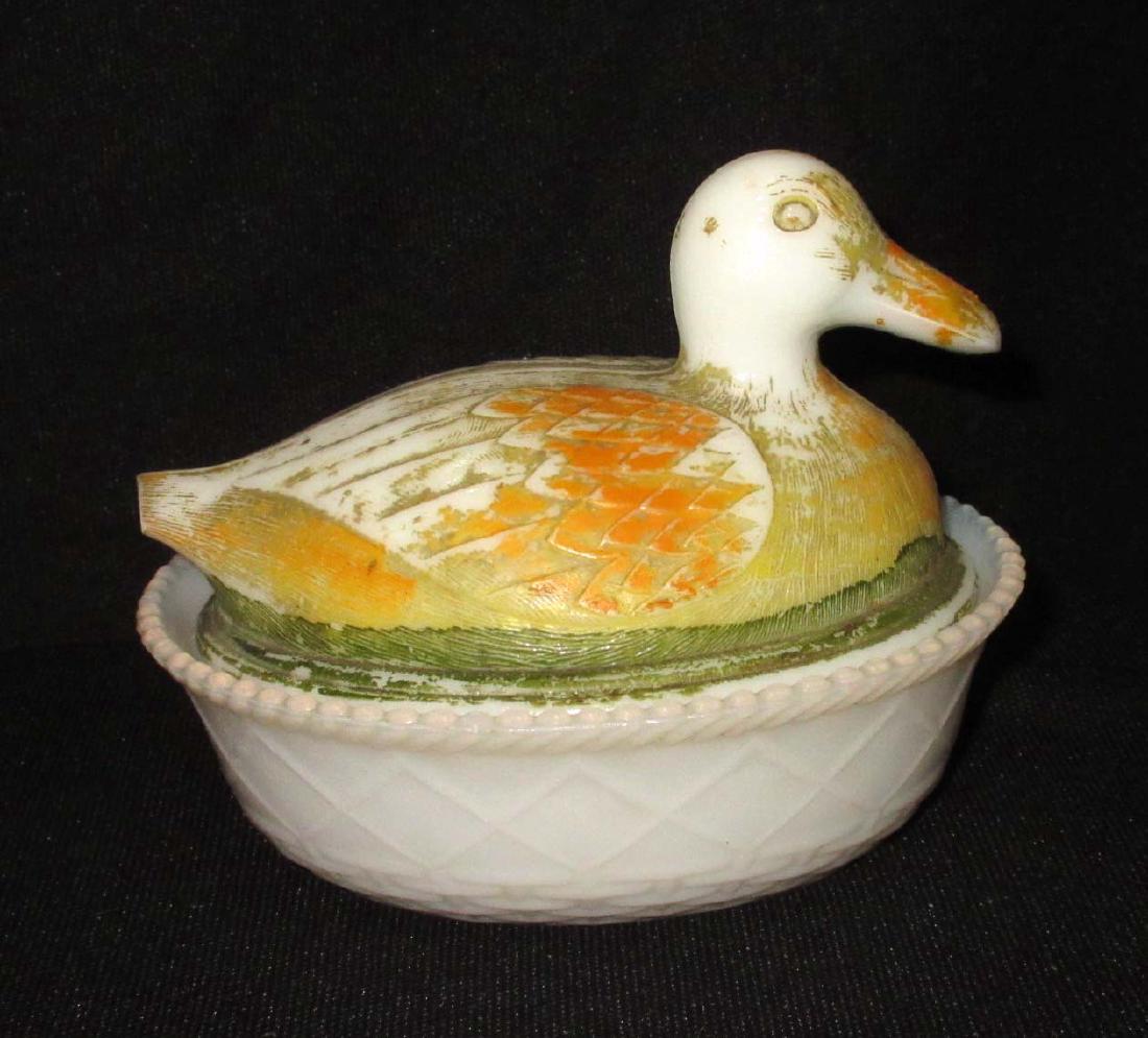 Victorian Duck Covered Dish (1 of 2)