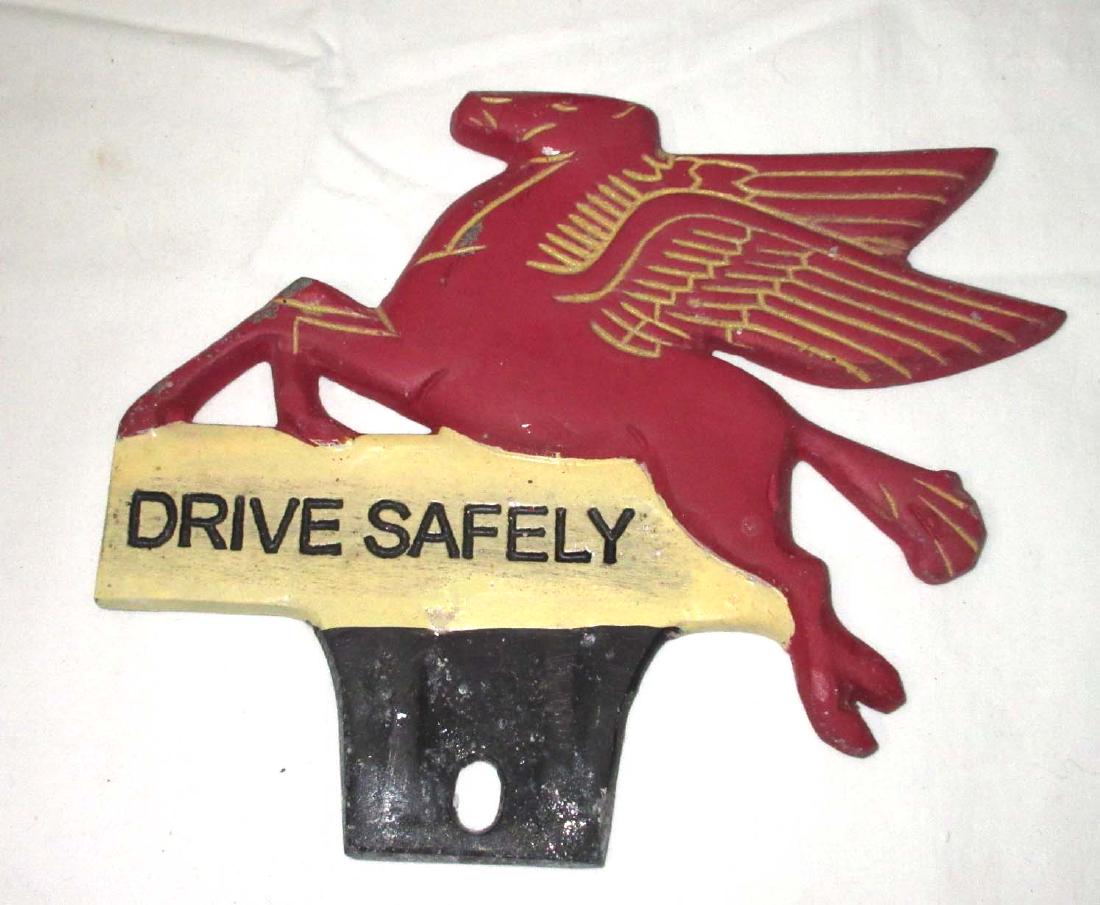 Modern Mobile License Plate Topper: 5 1/4" x 6"