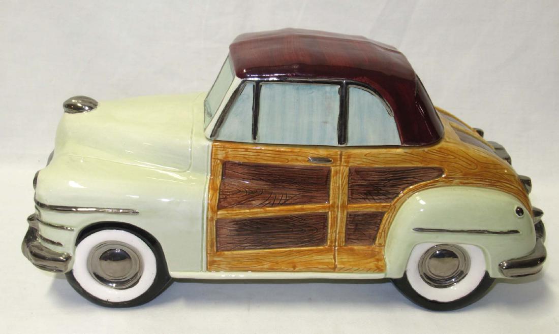 Fitz & Floyd Automobile Cookie Jar: 6 1/4"T x 13" x 6 1/2"