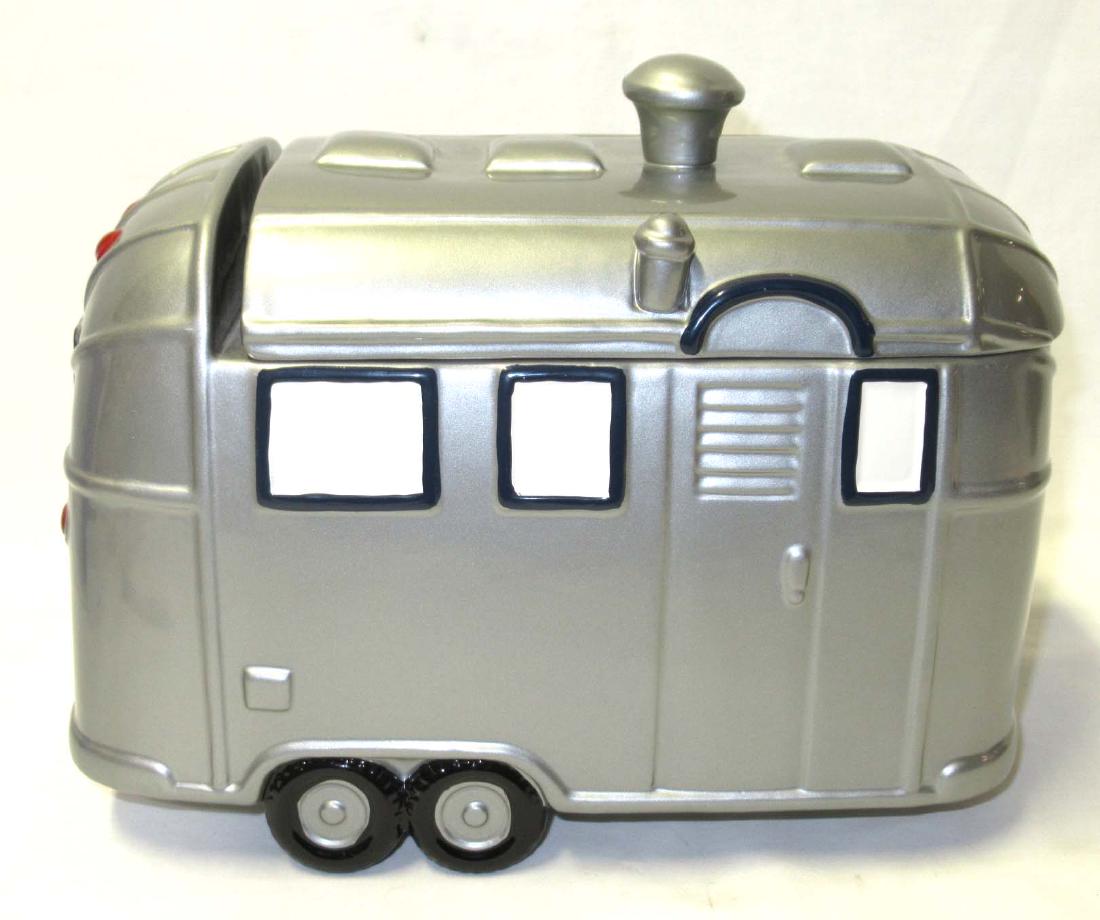 Camper Cookie Jar: 8"T x 9 1/2" x 6"