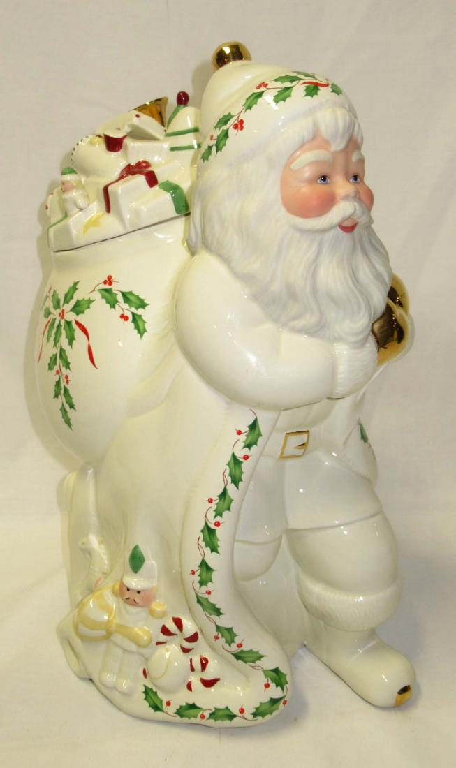 Lenox Santa Cookie Jar: 13"T x 8 1/2"