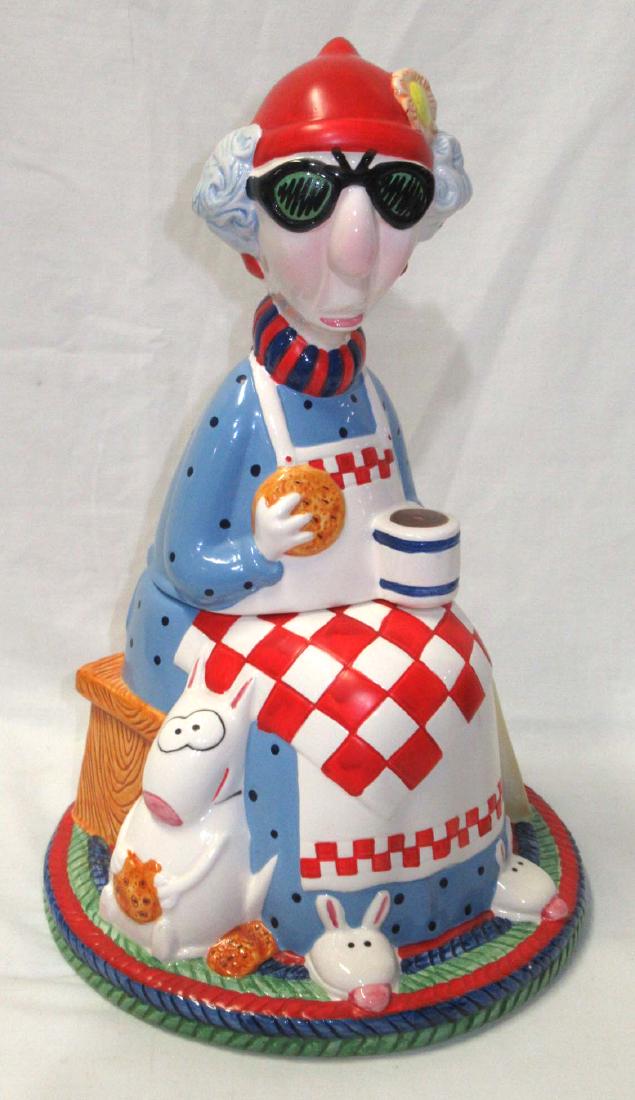 Hallmark Maxine Cookie Jar: 14"T x 9"