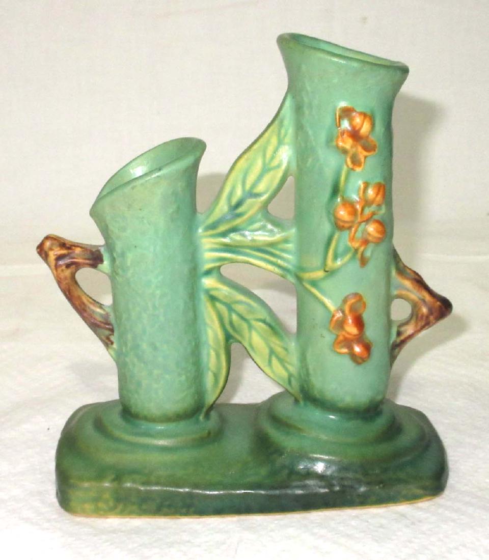 Roseville Pottery Vase 873-6: 6 1/4"T x 5 1/2" x 2 1/2"