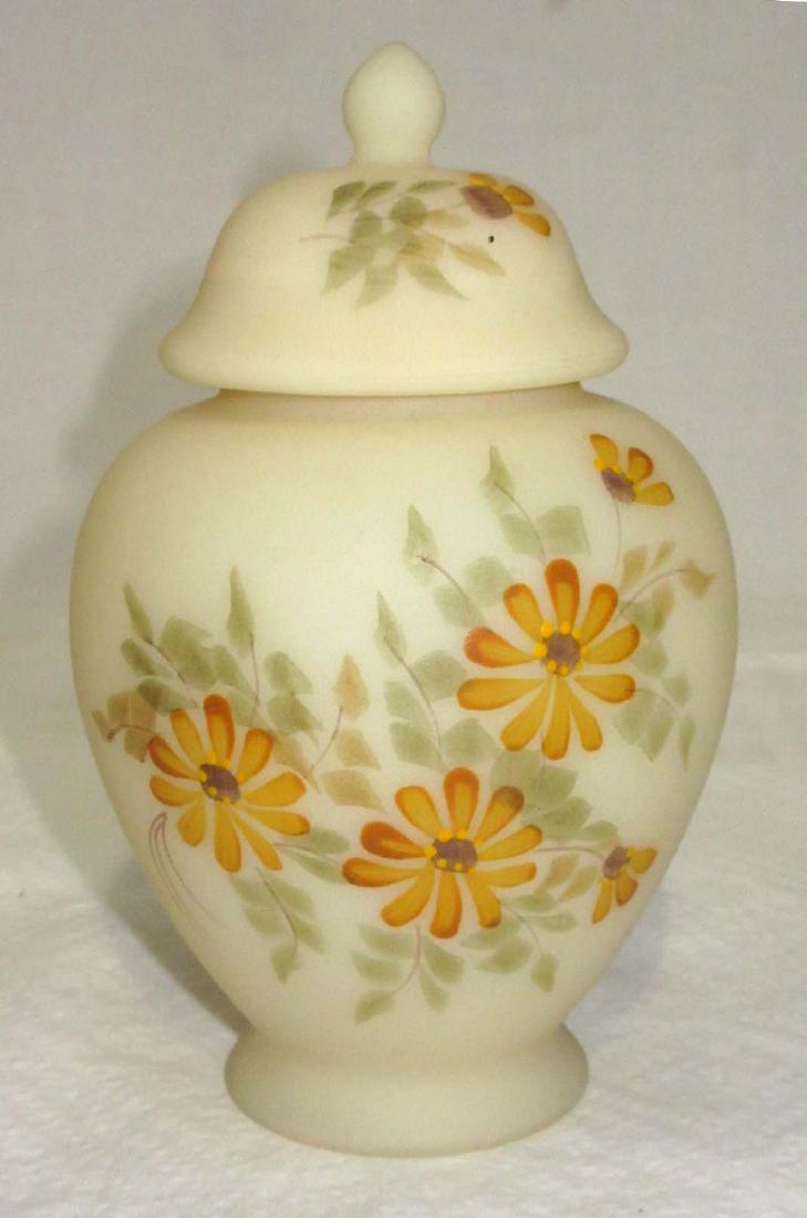 Fenton H.P. Ginger Jar: 6"T x 4"W