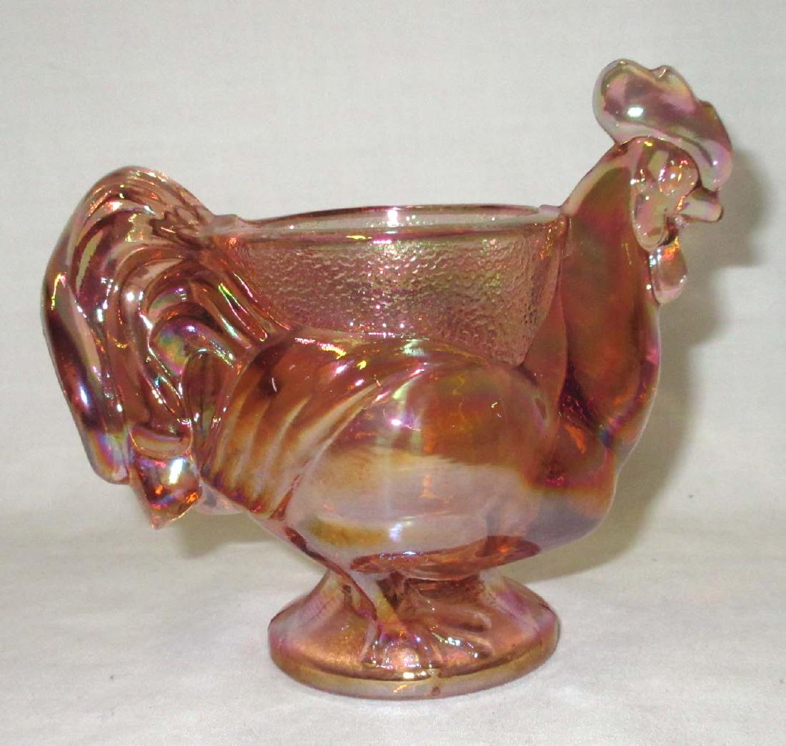 Imperial Rooster Toothpick Holder Artist Signd: 4"T x 5"L