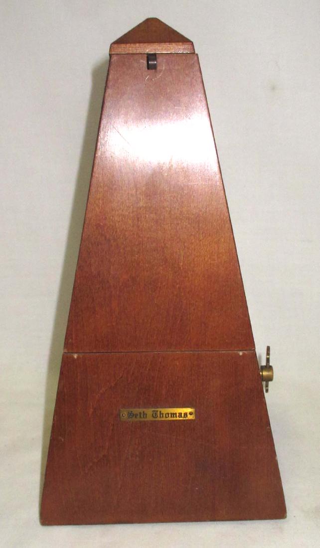 Seth Thomas Metronome: Presently running. 9" x 4 1/2"
