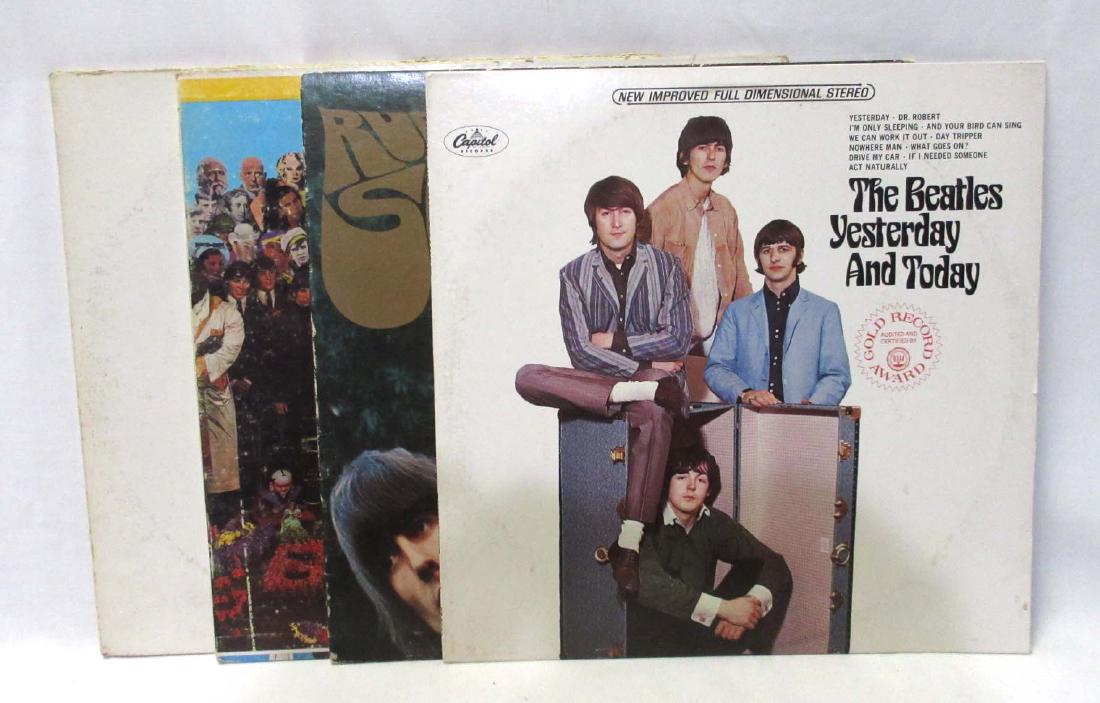 4 Beatles LP's: 4pc
