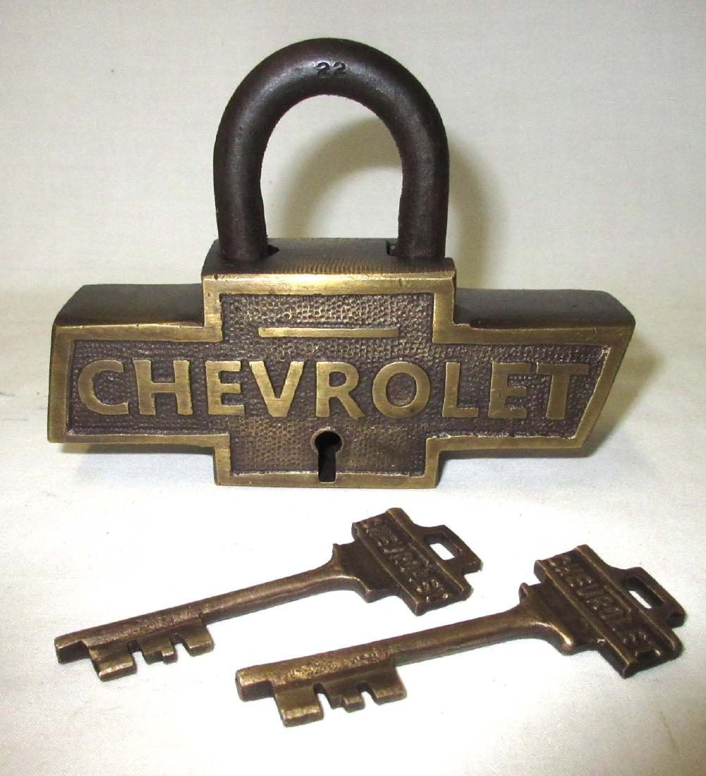 Modern Chevrolet Lock & Keys: 4"T x 5"L