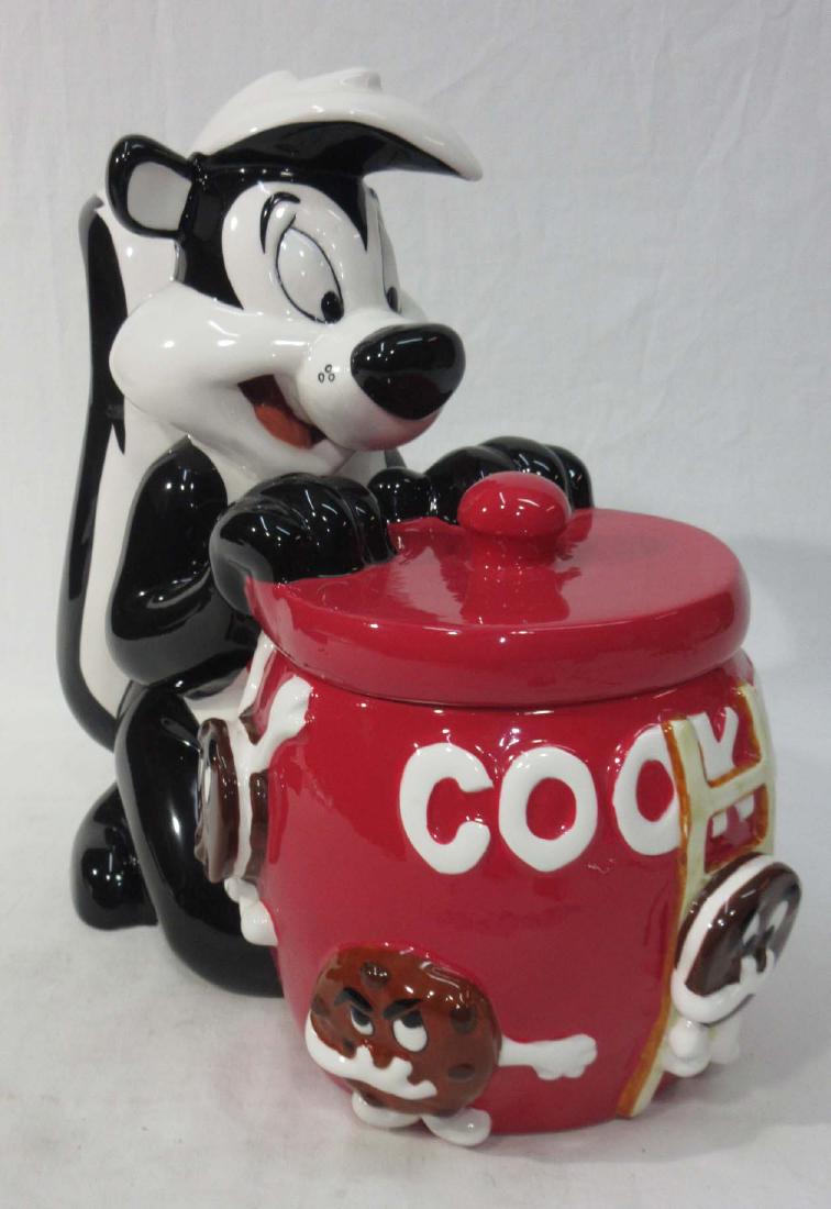 Pepe Le Pew Cookie Jar: 12 1/2"T x 13" x 7 1/2"