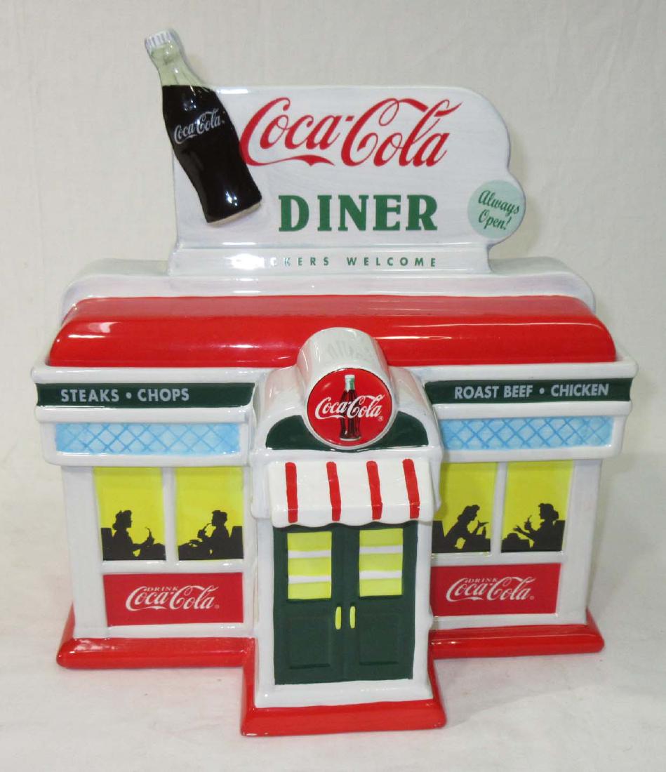 Coca Cola Cookie Jar: 13"T x 12" x 6"