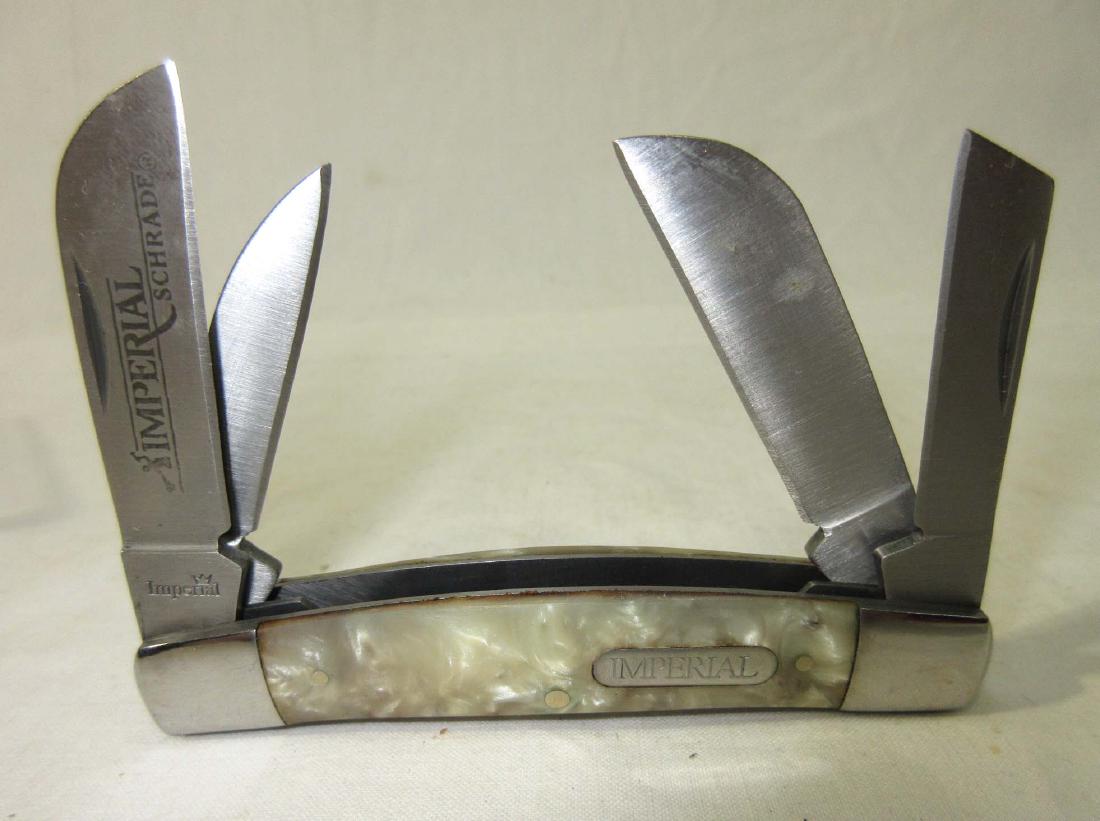 Schrade Imperial 4 Blade Pocket Knife: 3 1/2"
