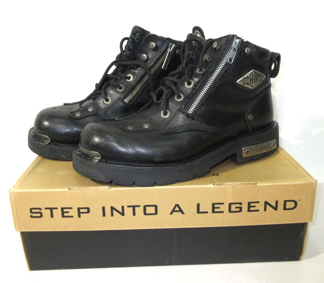 N.I.B. Harley Davidson Motorcycle Boots: Size 9.5 M