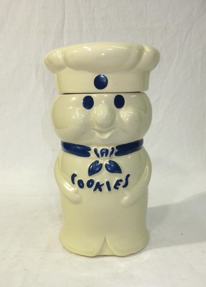 Pillsbury Doughboy Cookie Jar: 10 1/2"T x 6"W