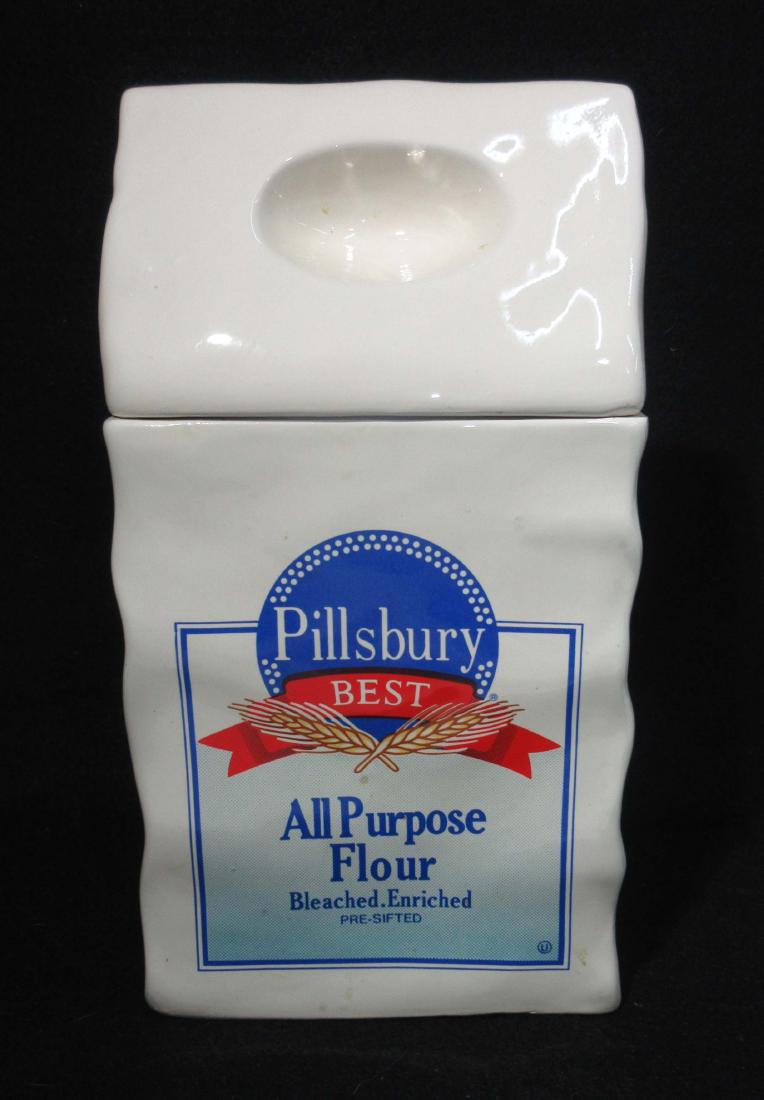 Pillsbury Flour Cookie Jar: 12"T x 6 1/2"W