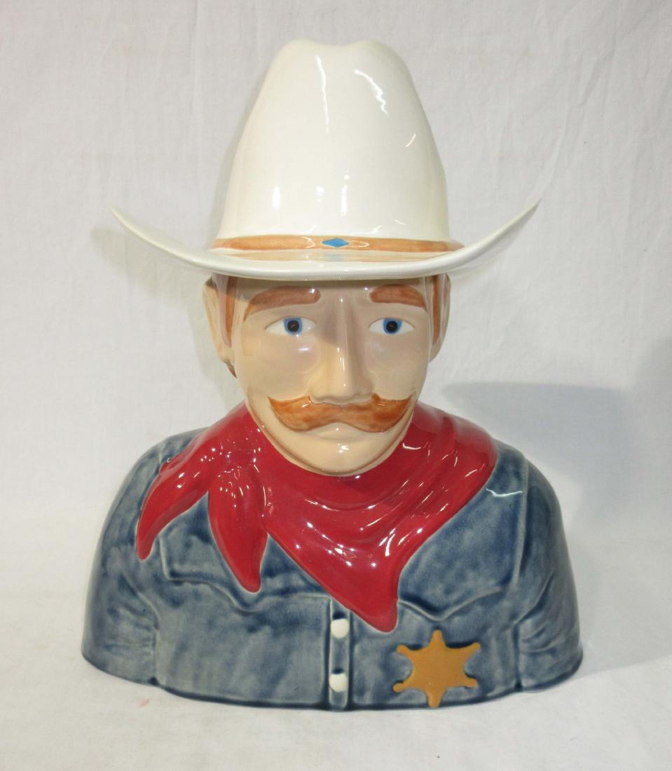 HP Sheriff Cookie Jar: 14"T x 13" x 9" w/ hat