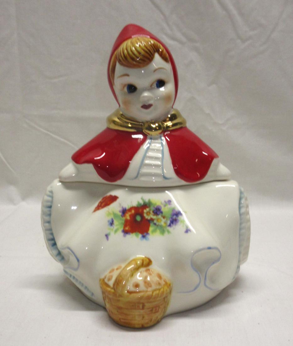 Modern McCoy Little Red Ridding Hood Cookie Jar: 8"T x 6 1/2"W