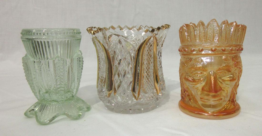 3 Misc. Toothpick Holders: 2 1/2" - 2 3/4"