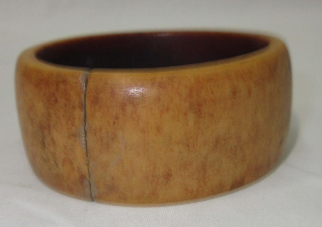 Antique African Bone Bracelet: 3"