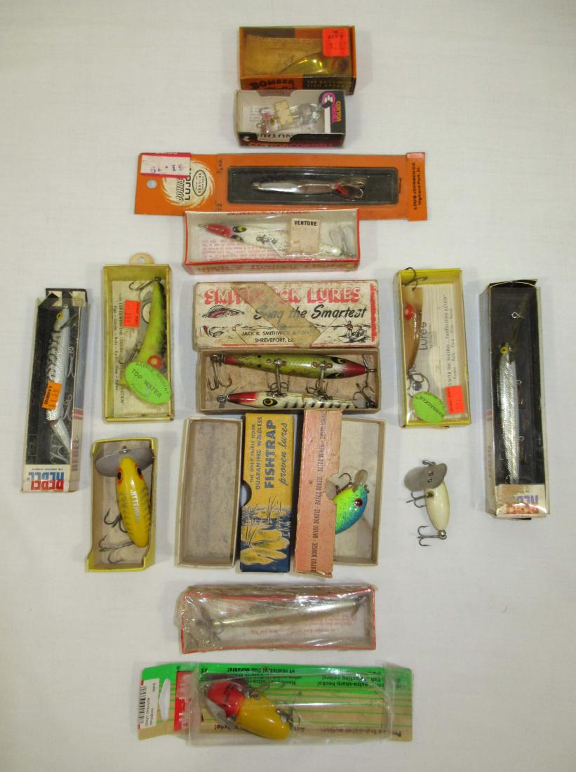 13 Fishing Lures Many in Orig. Pkg.: 2"L - 6"L