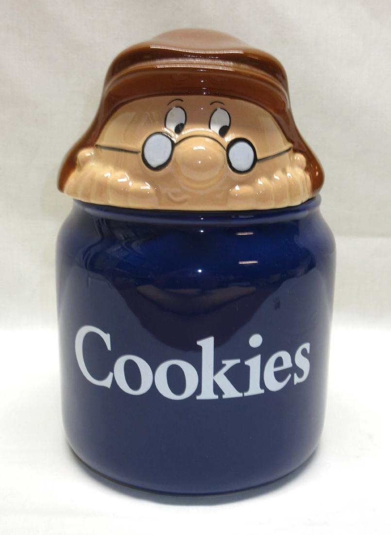 Monk Cookie Jar: 9"T x 5 1/2"W