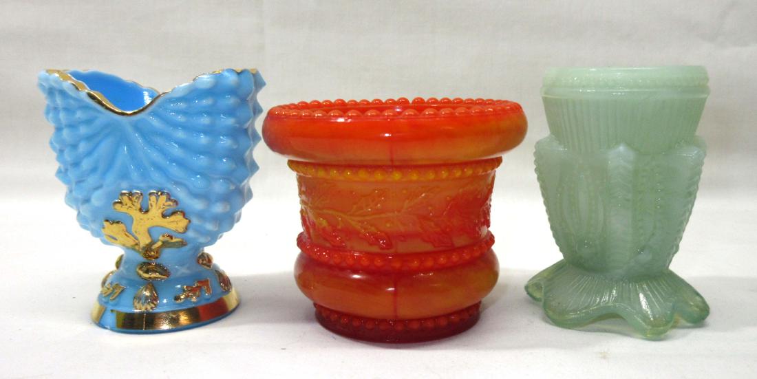 3 Toothpick Holders: 2 1/4" - 2 1/2"T