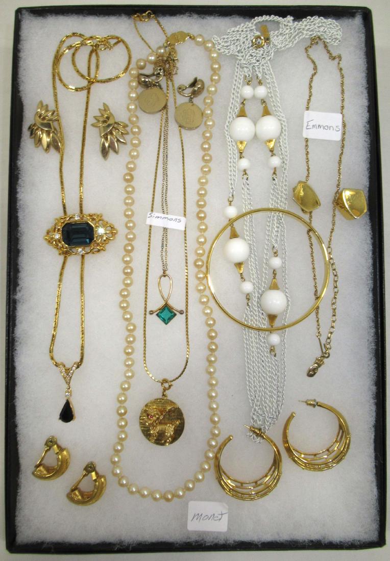 Lot of Designer Jewelry: Emmons, Simmons, Monet, Etc