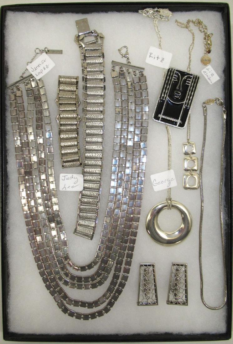Lot of Designer Jewelry: Jennifer Lopez, Judy Lee, Ritz, Liz Claiborne, George