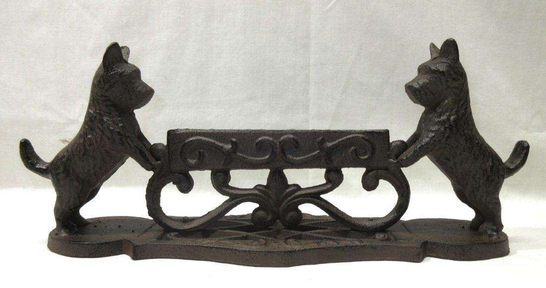 Cast Iron Boot Scraper: 6"T x 14" x 3"