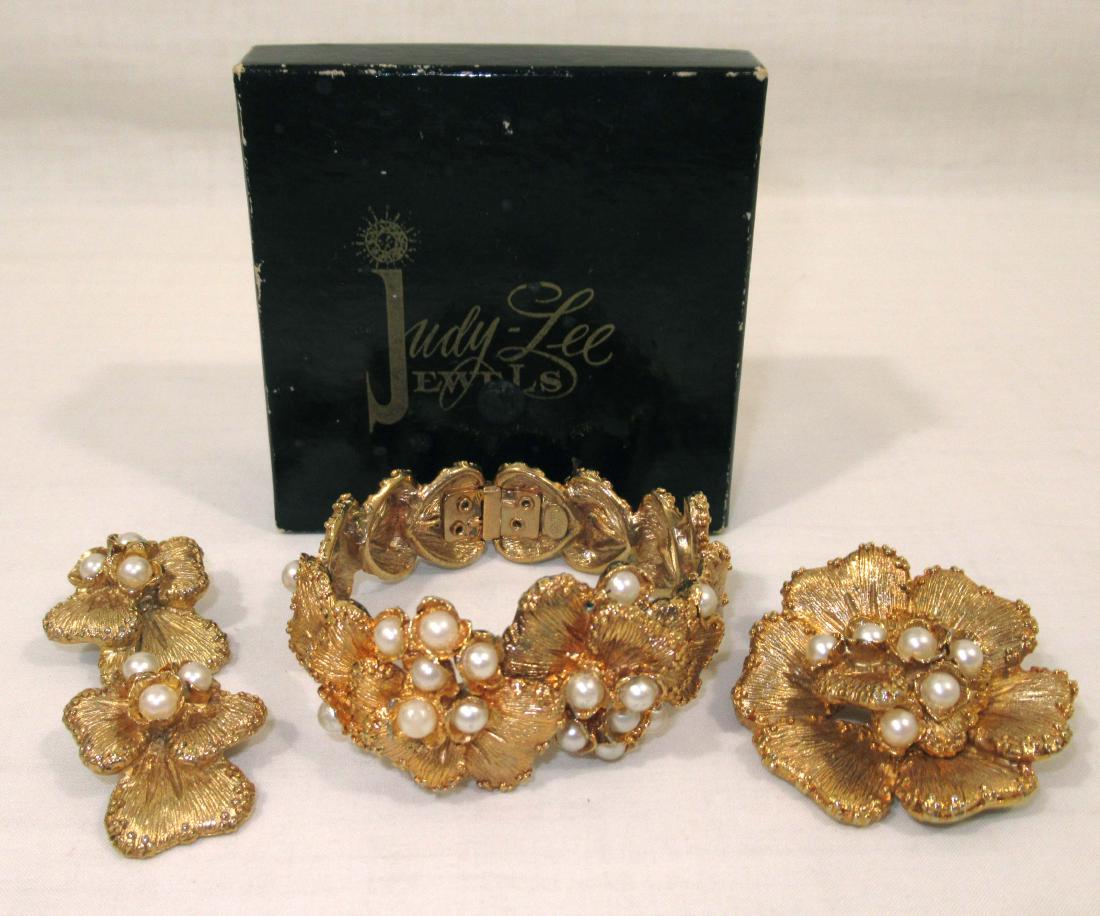 3pc Judy Lee Jewelry Set Orig. Box: 3pc