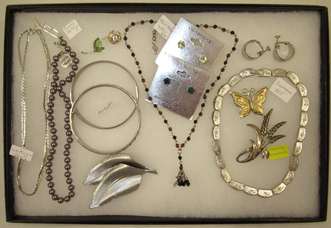 Lot of Designer Jewelry: Gorham & Damecraft Sterling, Whiting & Davis, Tommy Hilfiger, Ali-Khan,Etc