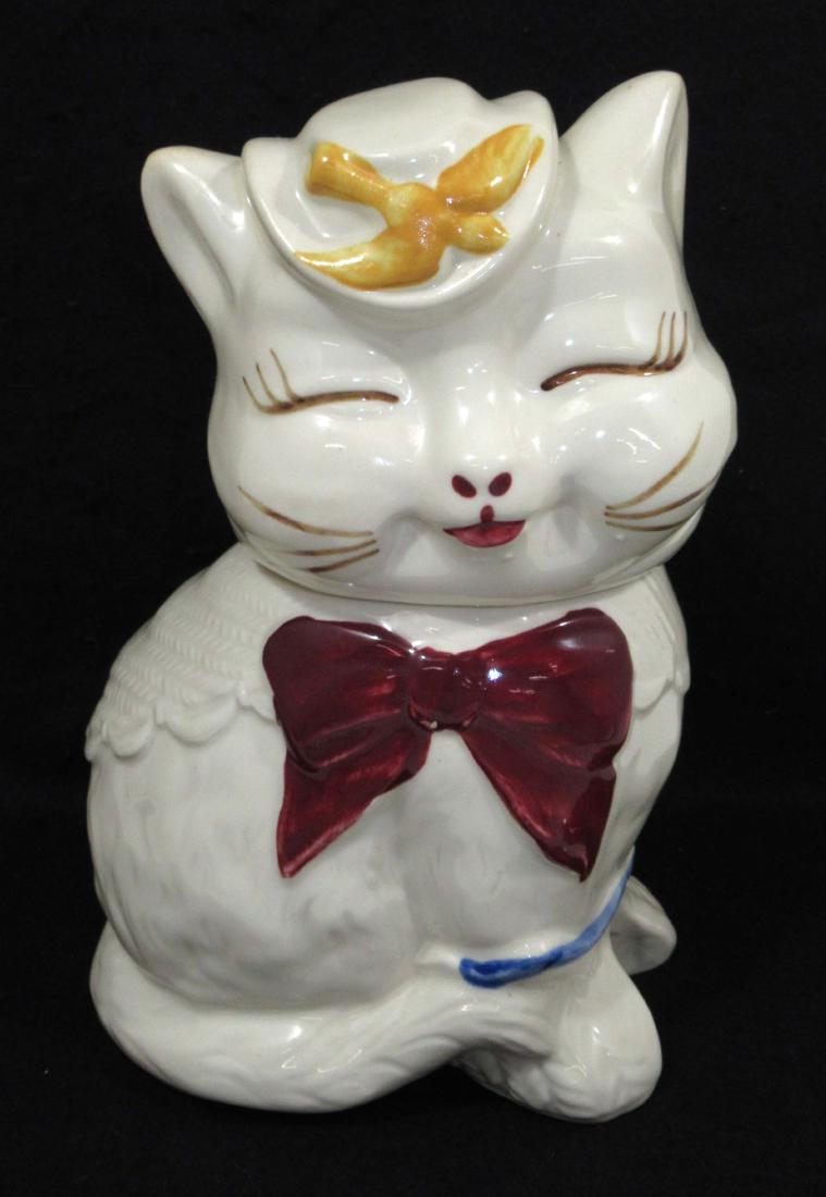 Puss 'n Boots Cookie Jar: 10 1/2"T x 6"