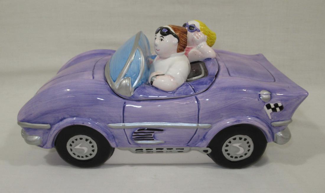 Convertible Cookie Jar: 6 1/2" x 13 1/2" x 7 1/2"