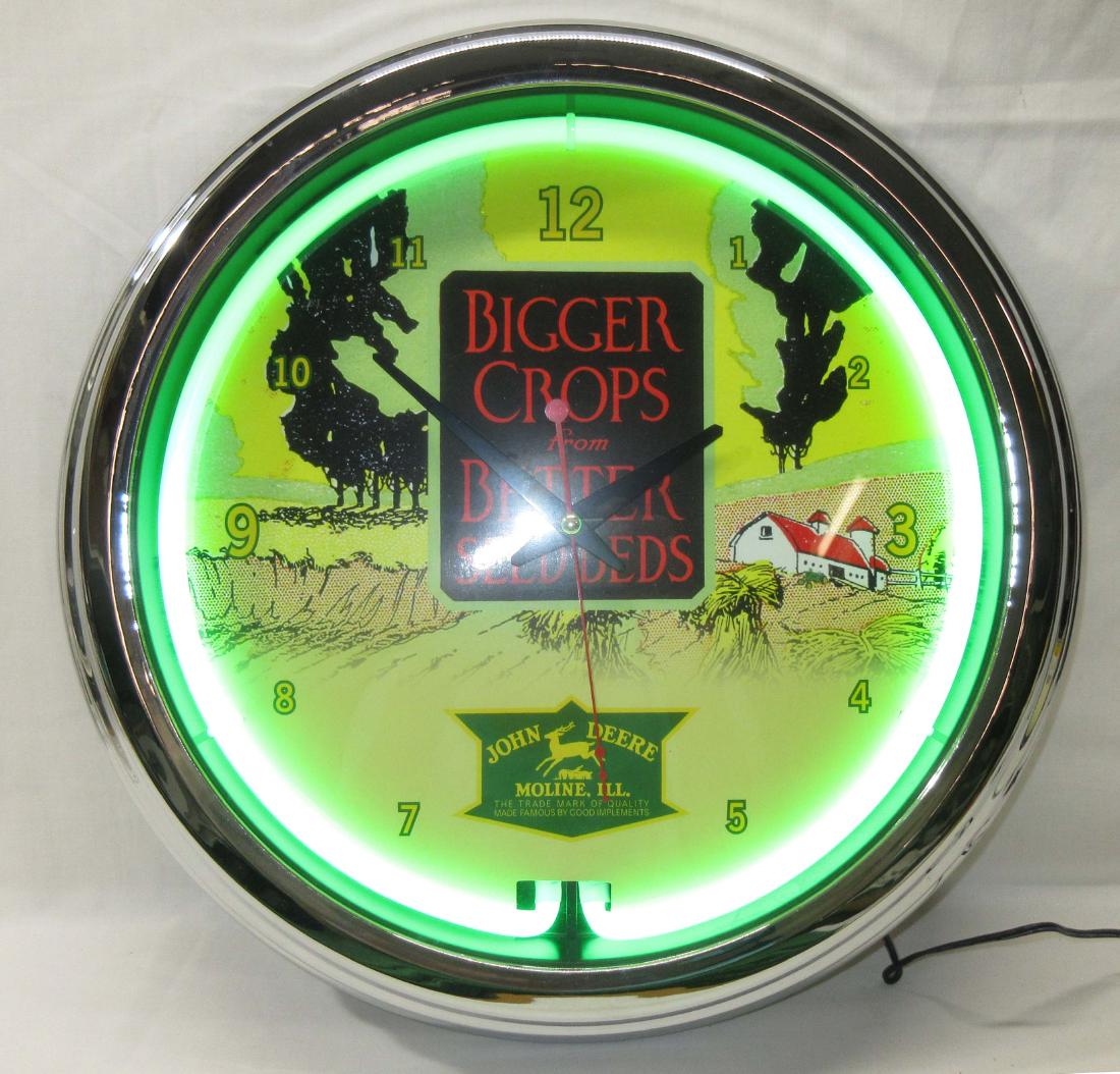 Modern John Deere Thermometer: 17"