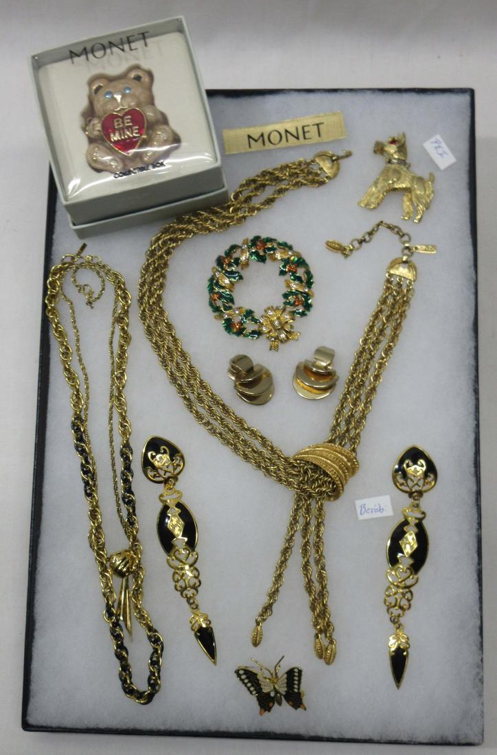 Sgnd Costume Jewelry: Berebi, Spain, Monet, PEI