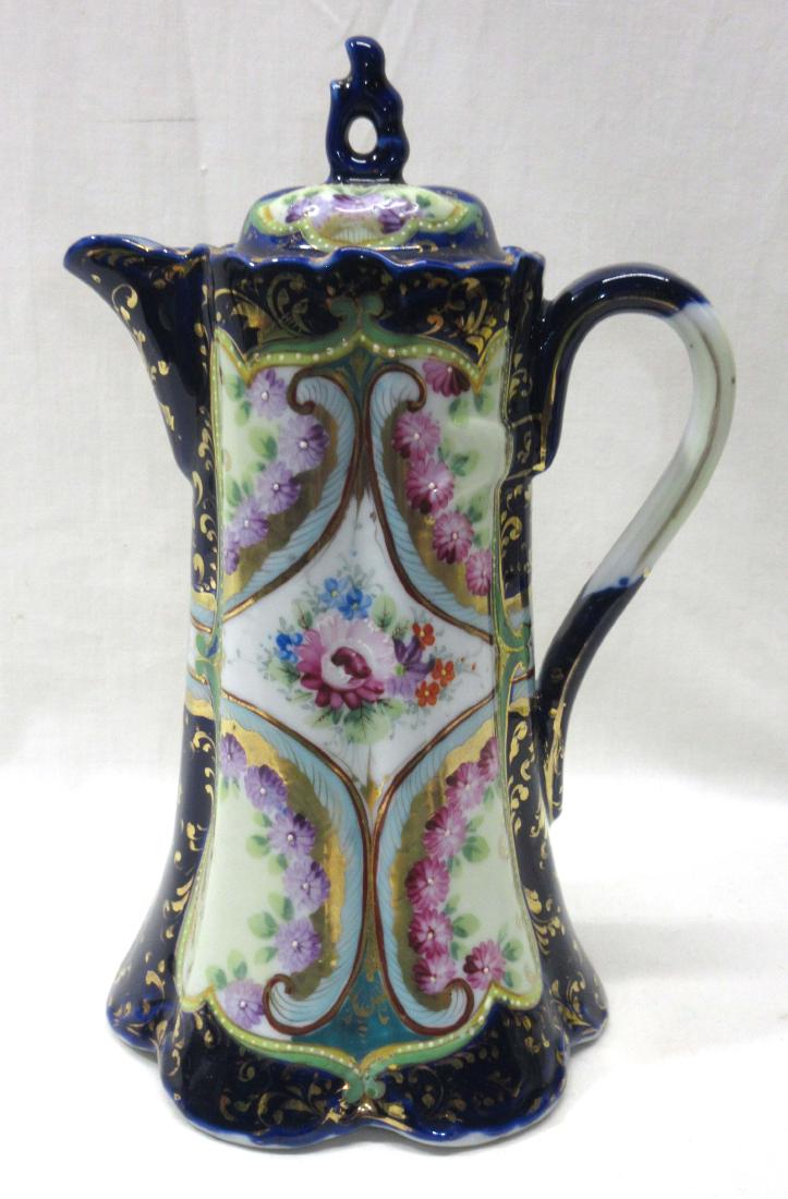 HP Nippon Chocolate Pot: 10 1/2"T x 5 3/4"W