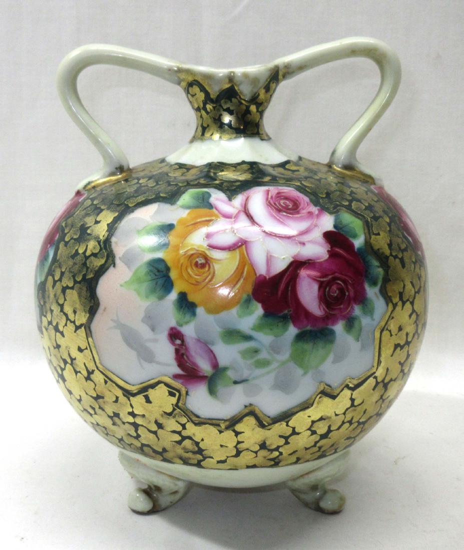 HP Nippon Footed Vase: 7"T x 6"W