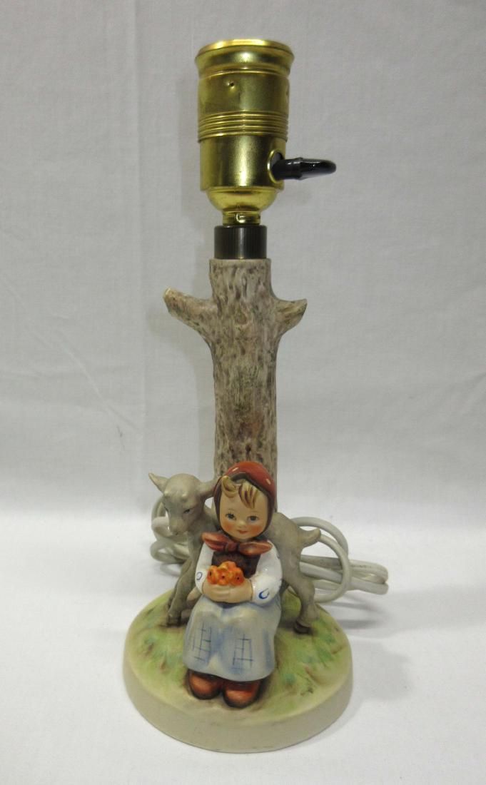 Hummel Lamp: 10 1/2"T x 4 1/4"W
