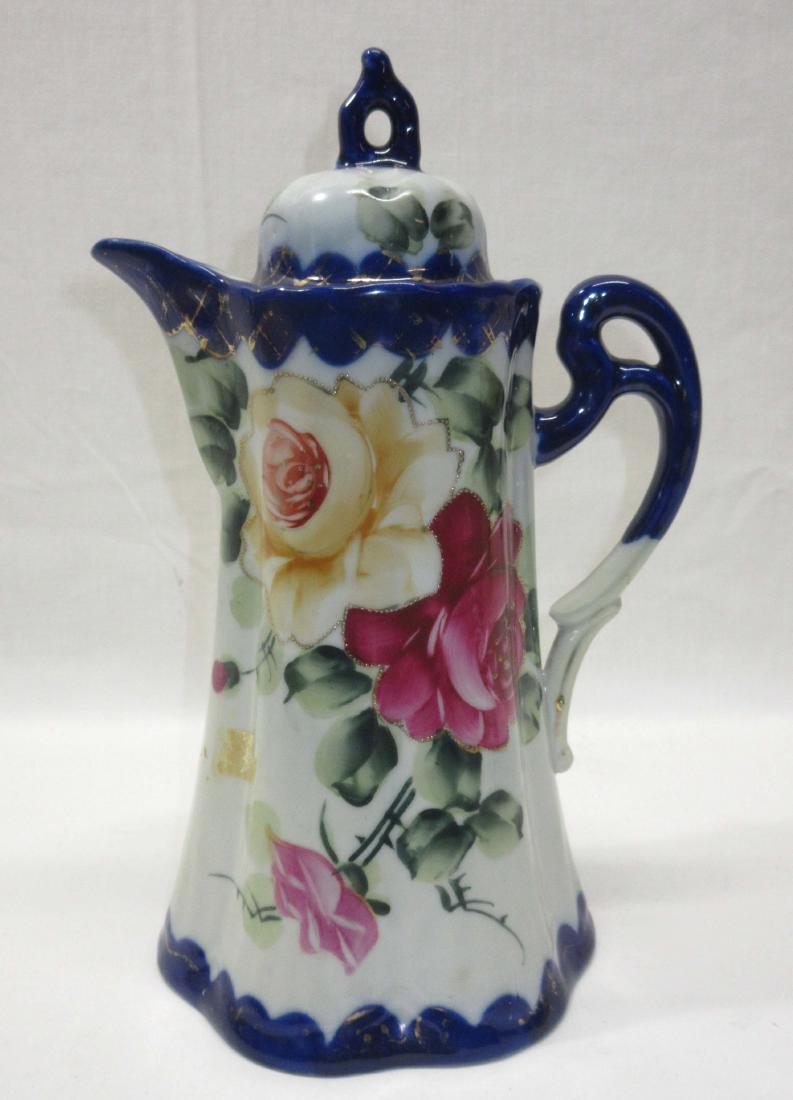 HP Nippon Chocolate Pot: 9 3/4"T x 5"W