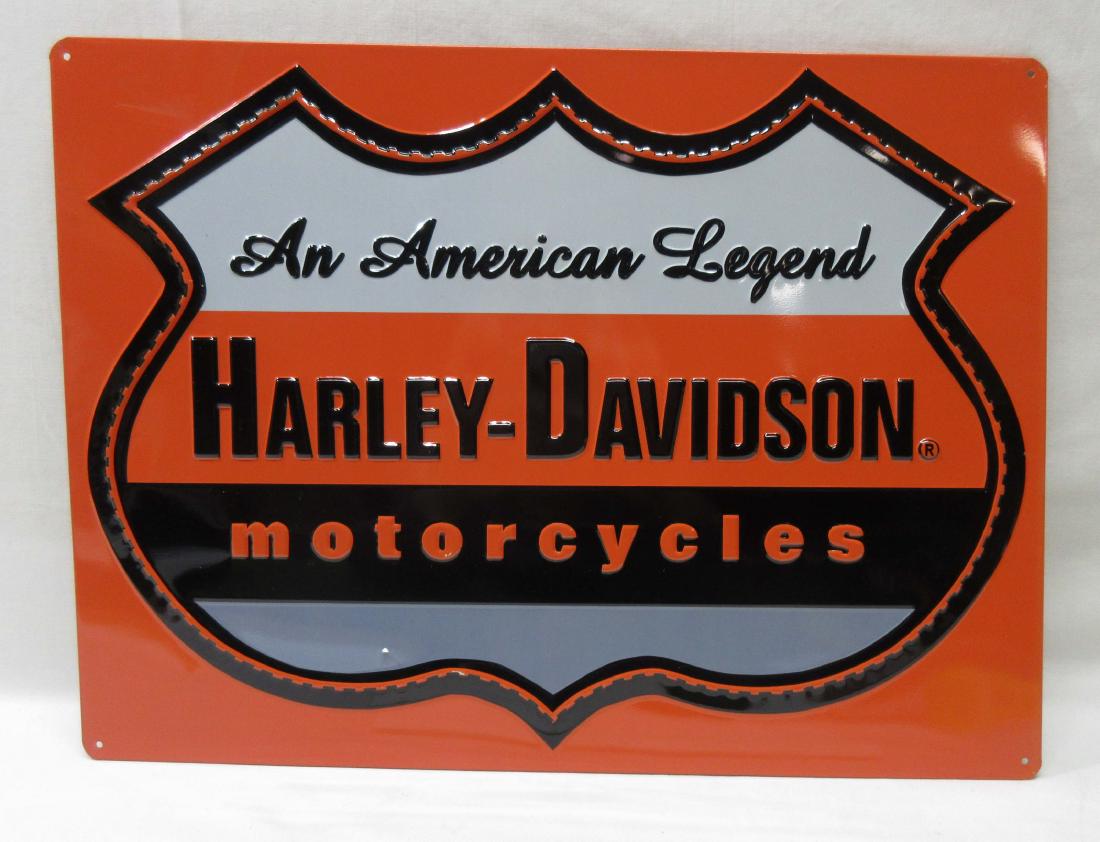 Modern Harley-Davidson Tin Adv. Sign: 12 1/2" x 17"