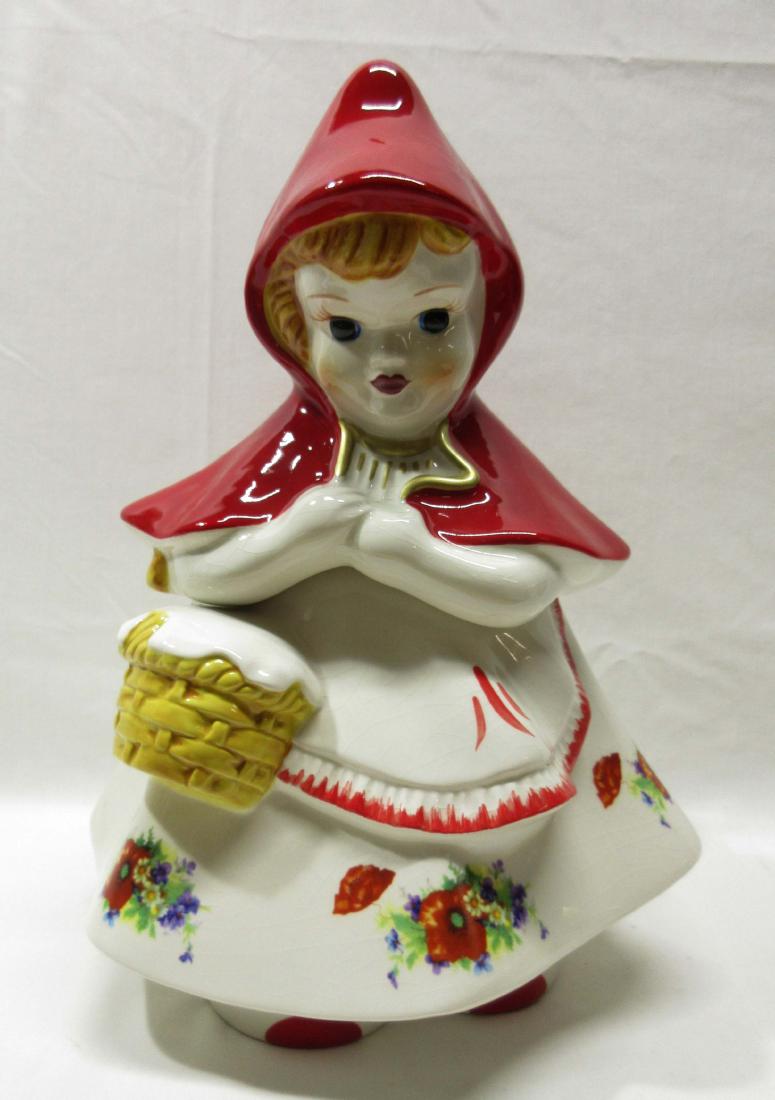 Modern McCoy Red Riding Hood Jar: 13"T x 10"W