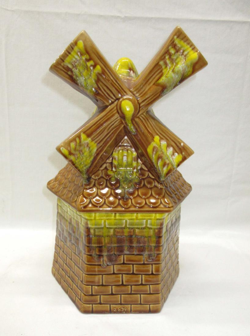 Windmill Cookie Jar: 13 1/2"T x 8 1/2"W