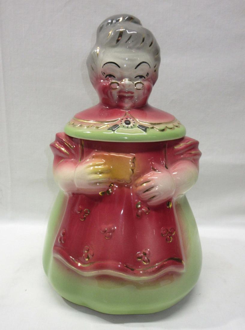 Grandmother Cookie Jar: 12 1/2"T x 8"W