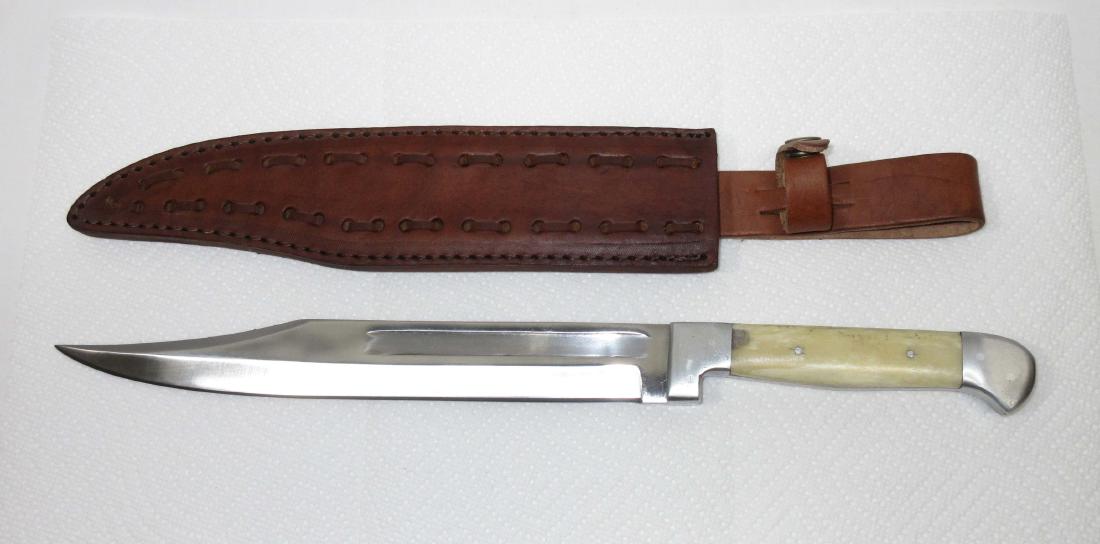 15 1/2" Bone Handle Bowie Knife: 15 1/2"