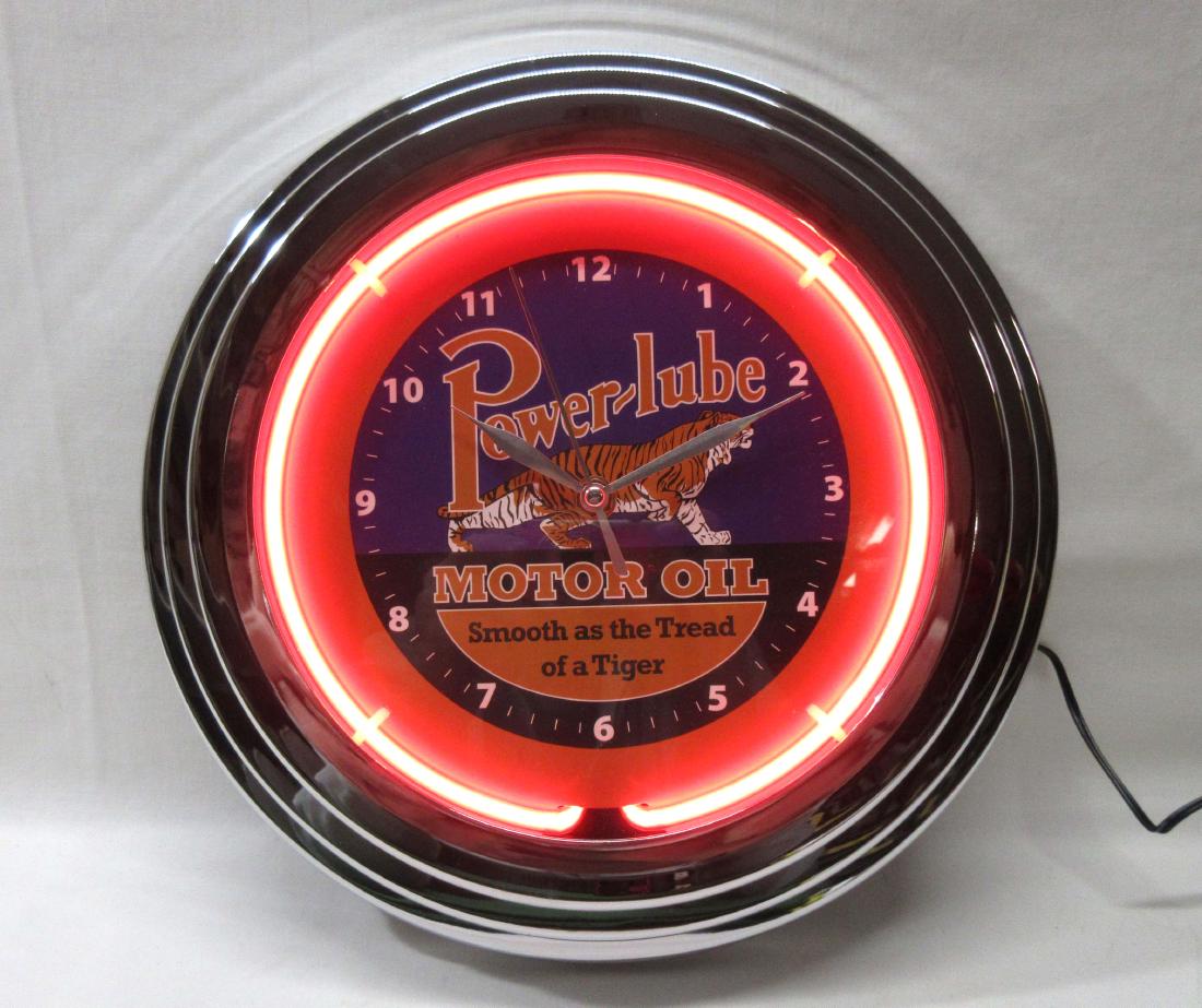 Modern Power Lube Clock: 12"