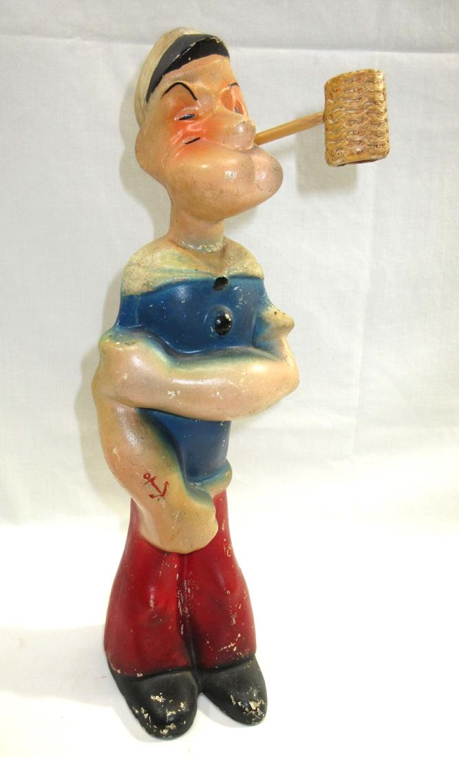 Carnival Chalk Figure: Popeye- 14 1/2" T x 3 1/2" W